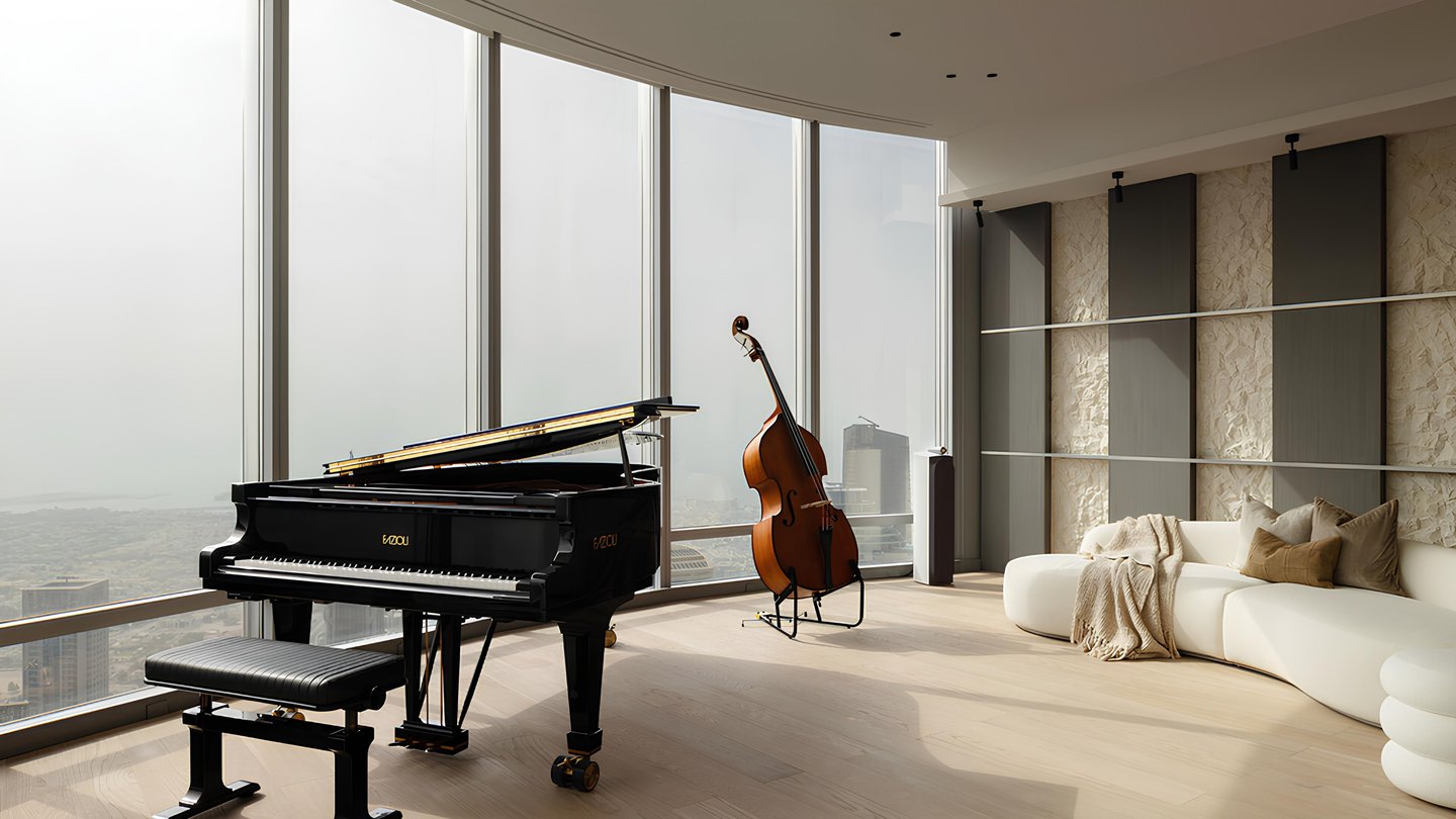 Burj Khalifa apartment for a musician