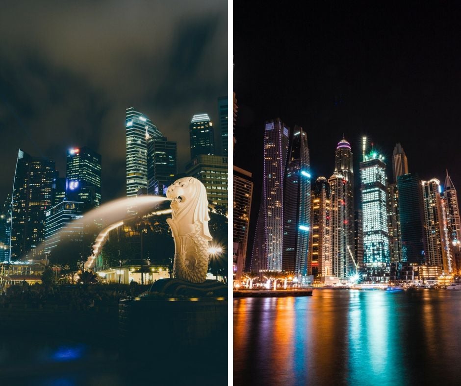 Singapore vs Dubai