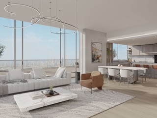 Skyline Serenity | Modern 2-Bed Apartment | Stunning Water Views, picture 3