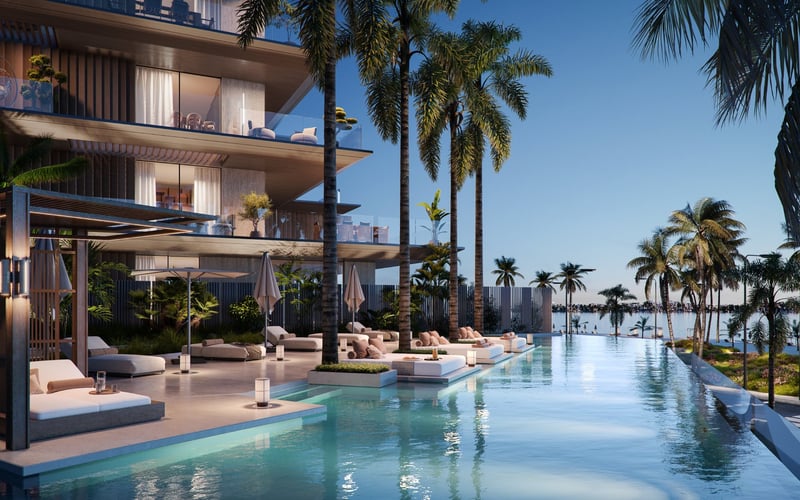 Omoria Private Residences, Dubai leans-in to island living