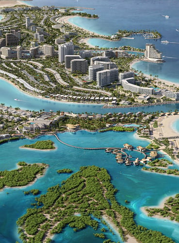 Construction Updates on Mina Al Arab Projects