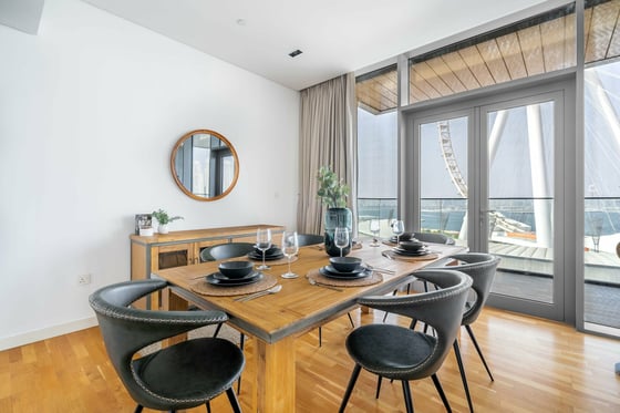 Ain Dubai Views | Modern Elegance | Bluewaters Residences, picture 12