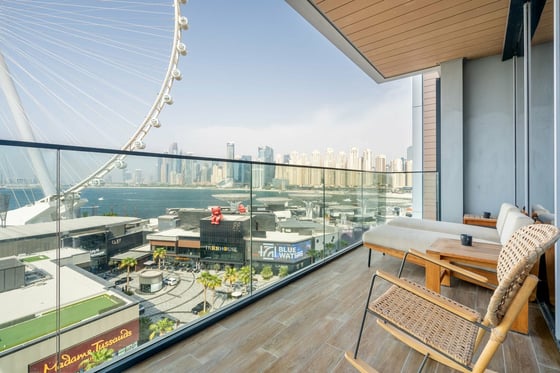 Ain Dubai Views | Modern Elegance | Bluewaters Residences, picture 2