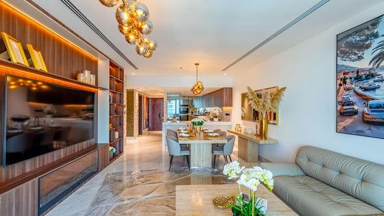 Serene Skyline | 3BR Luxury Oasis Fully Furnished, picture 3