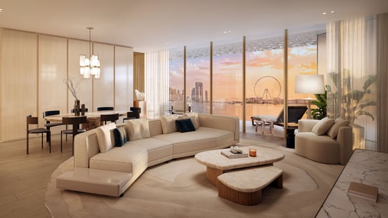 Dubai Harbour Residences: Exclusive 3BR on the beach, picture 5