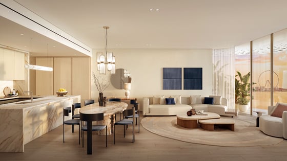 Dubai Harbour Residences: Exclusive 3BR on the beach, picture 8