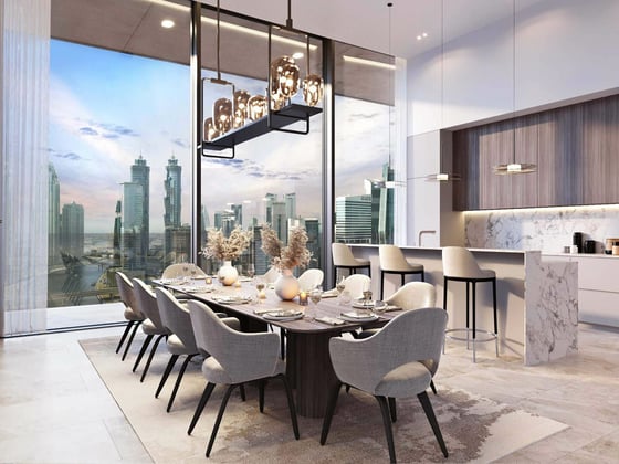 Canal view | Spacious 3BR | Prime Peninsula Tower, picture 6