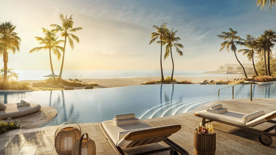 Lavish Beachfront Apartment in La Mer, picture 1