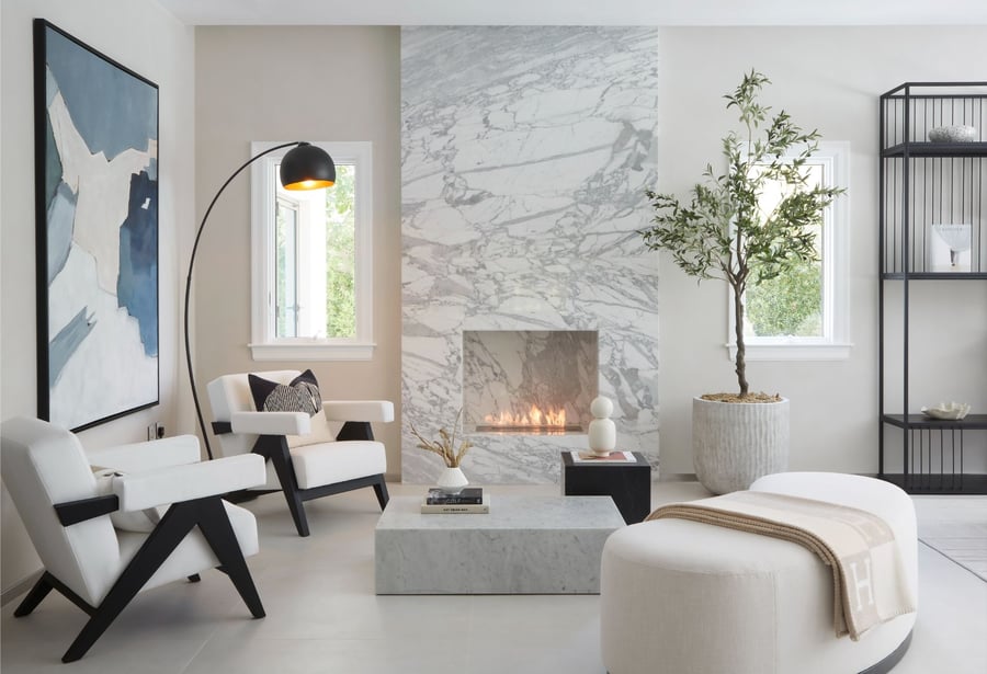 Jumeirah Golf Estates villa living room | Luxhabitat Dubai