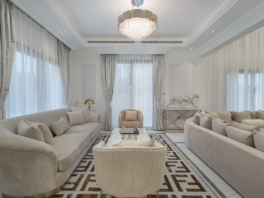 Mediterranean cluster villa