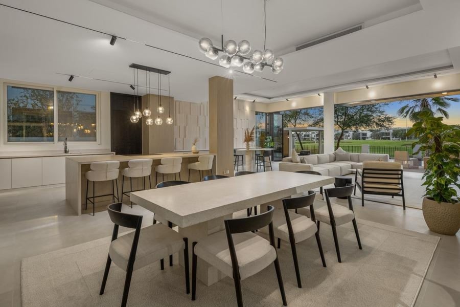 Living area Damac Hills x Luxhabitat