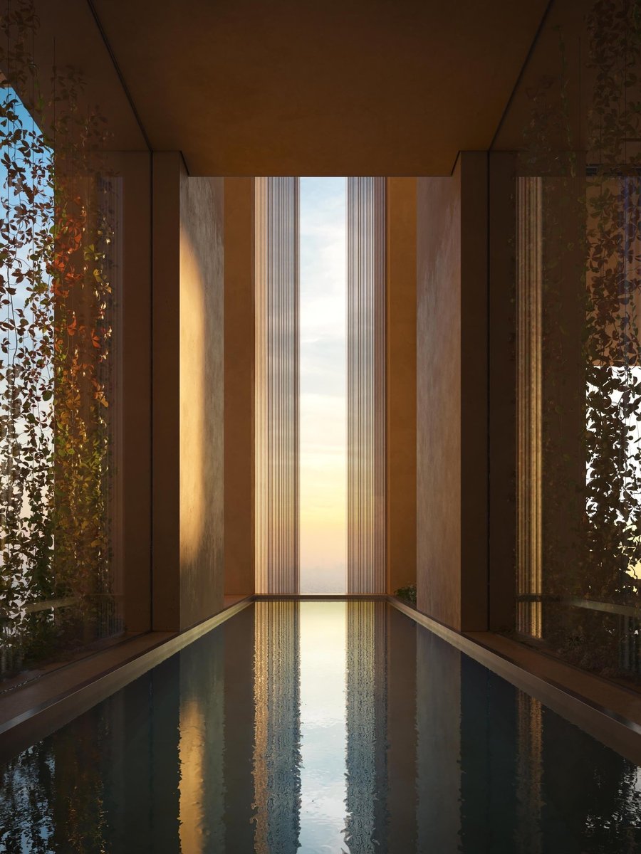 Muraba Veil 3 bedroom pool with the veil closed