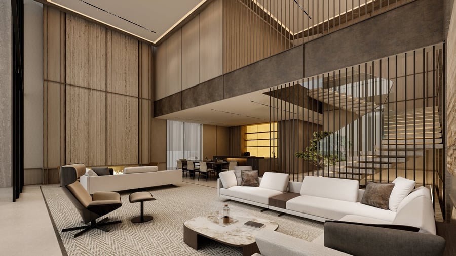 Omoria Duplex living room