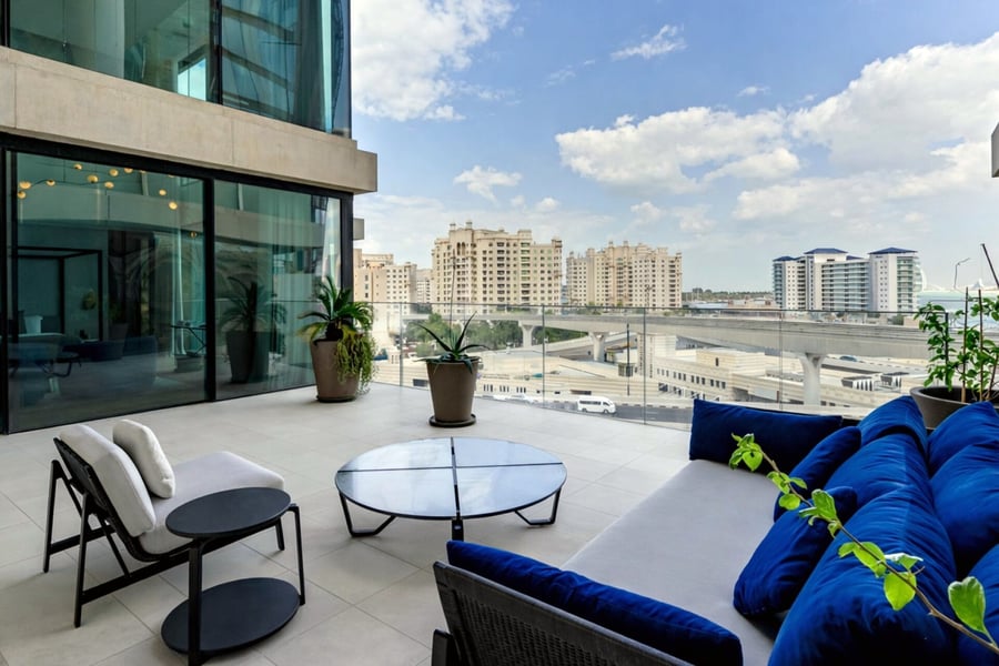 Palm Penthouse balcony