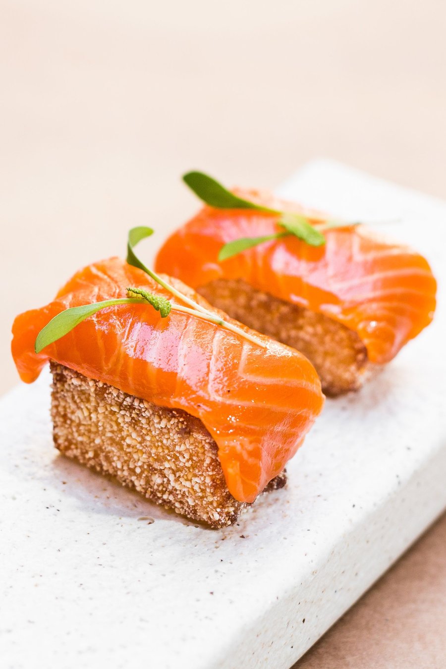 Fried sushi|Jean George|Four Seasons Resort|