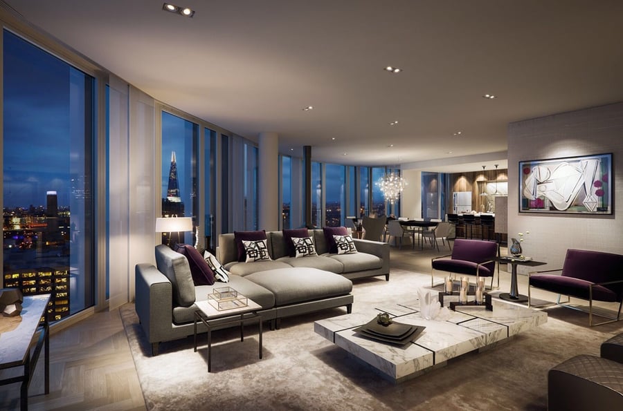 Soth Bank Tower Penthouse in London