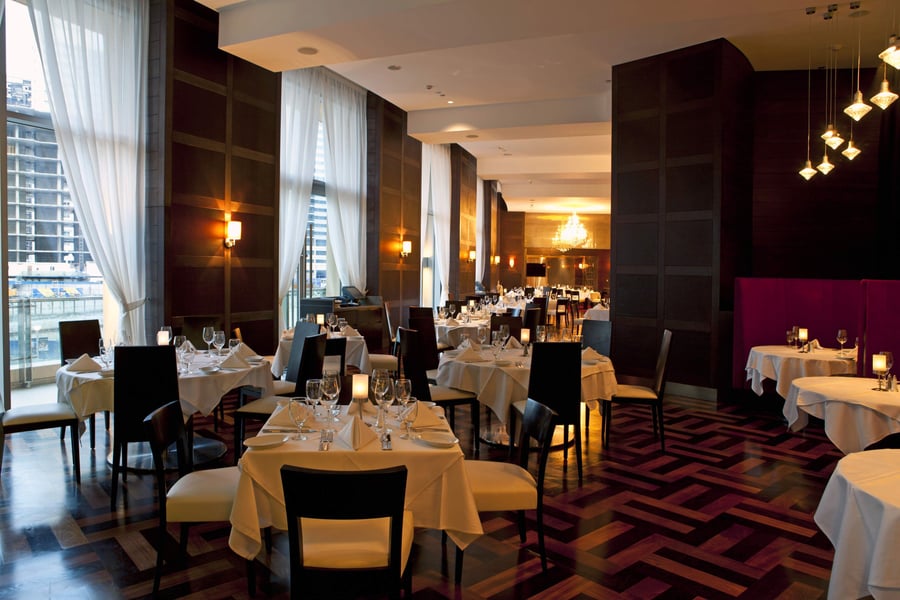 Ruth Chris Steak house interiors
