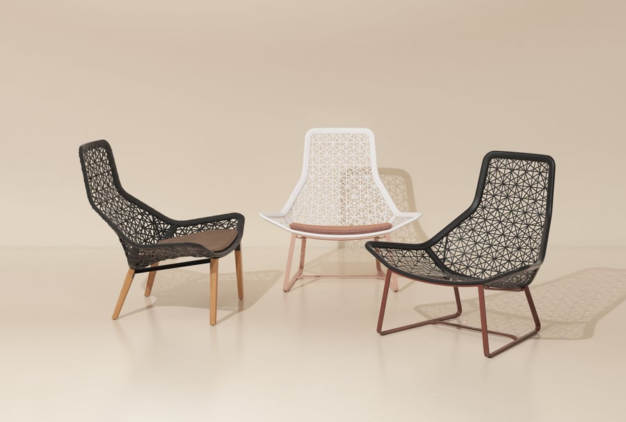 Kettal has some stunning signature pieces like Maia, by Patricia Urquiola