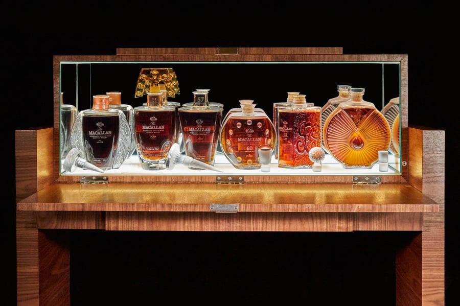 The Macallan Lalique Six Pillars Collection | Top 10 most expensive whiskey in the world