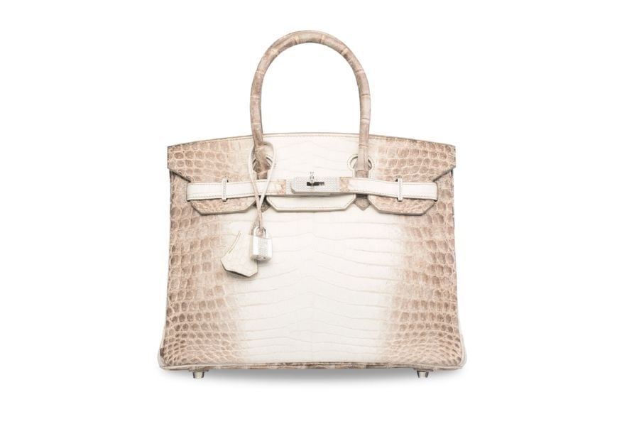 Top 10 most expensive handbags in the world | HermΓö£┬┐s Birkin 25 Himalaya Niloticus Crocodile Diamond Encrusted Hardware