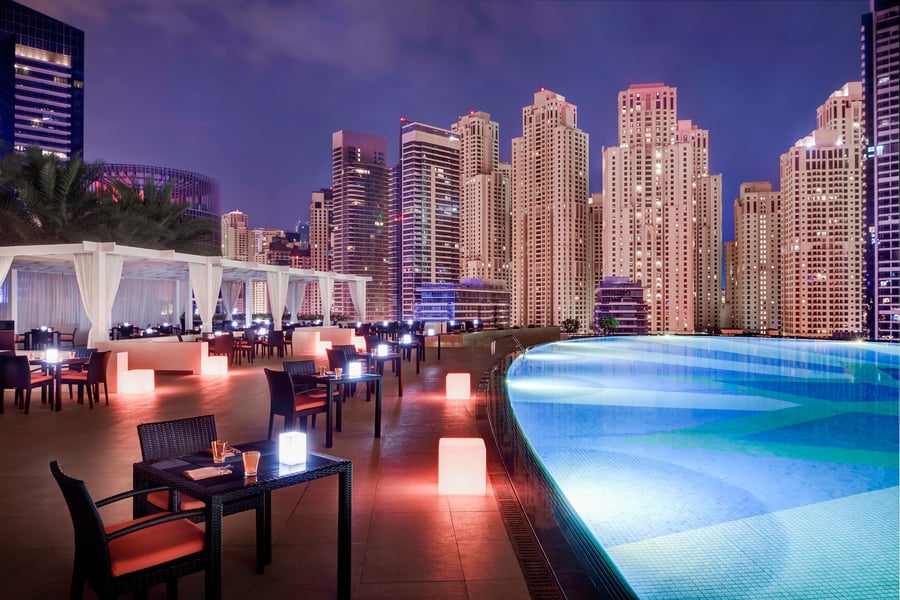 Dubai marina lifestyle