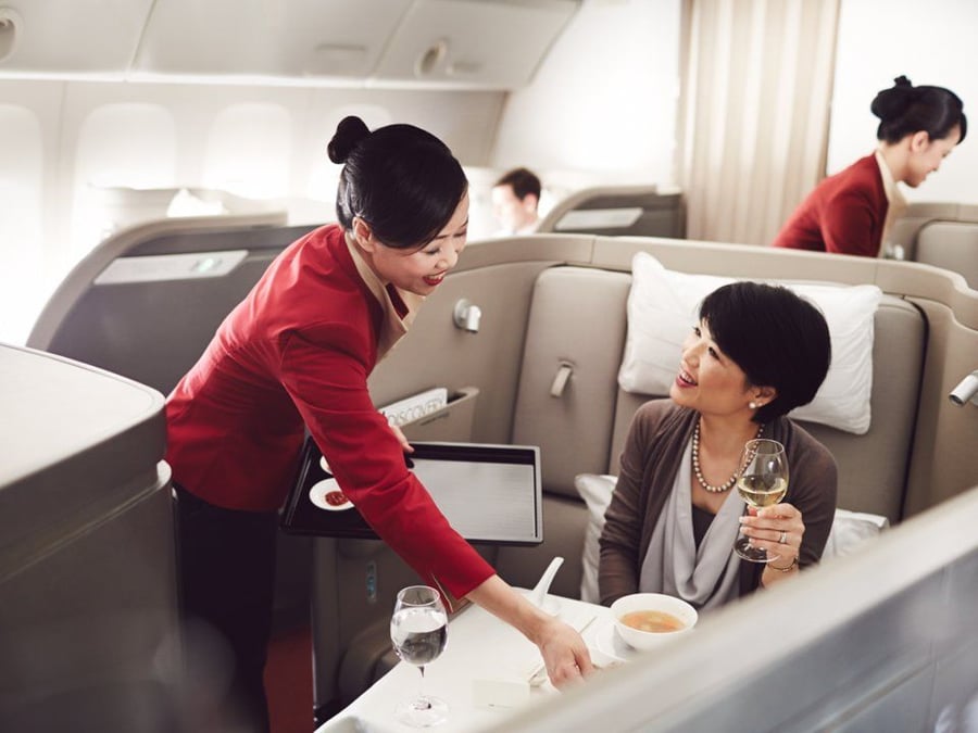 Cathay Pacific first class