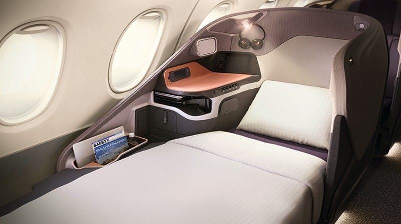 Singapore Airlines First Class cabin