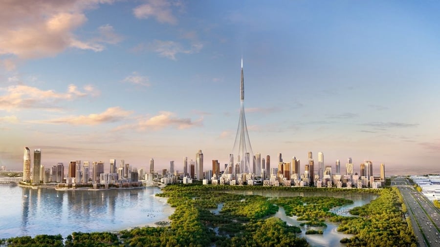 Dubai Creek Tower by Santiago Calatrava