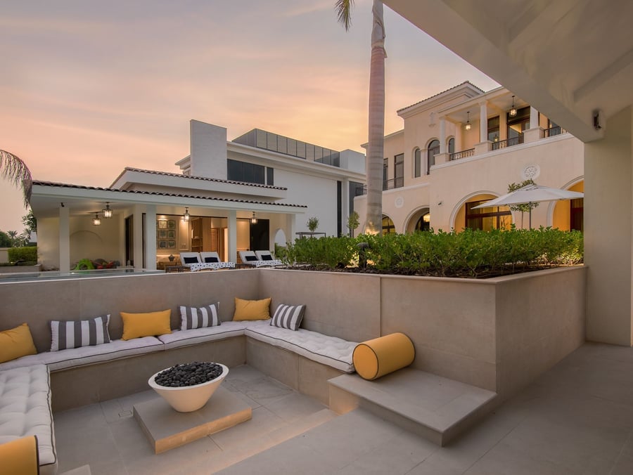 Pool side in Dubai Hills