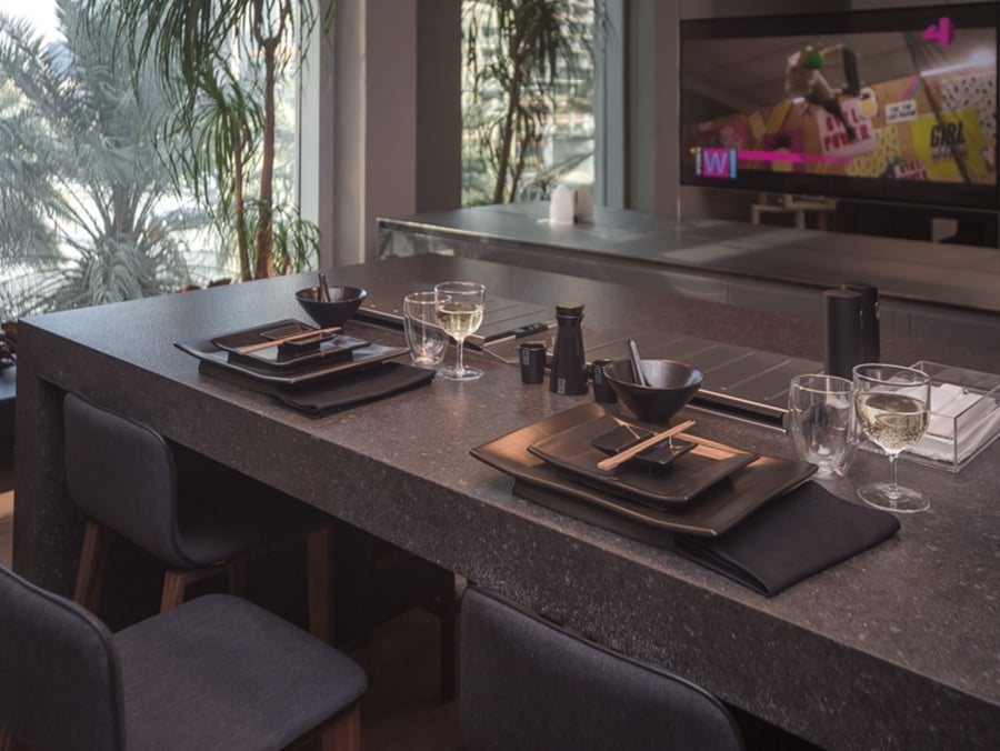 Dining area downtown dubai