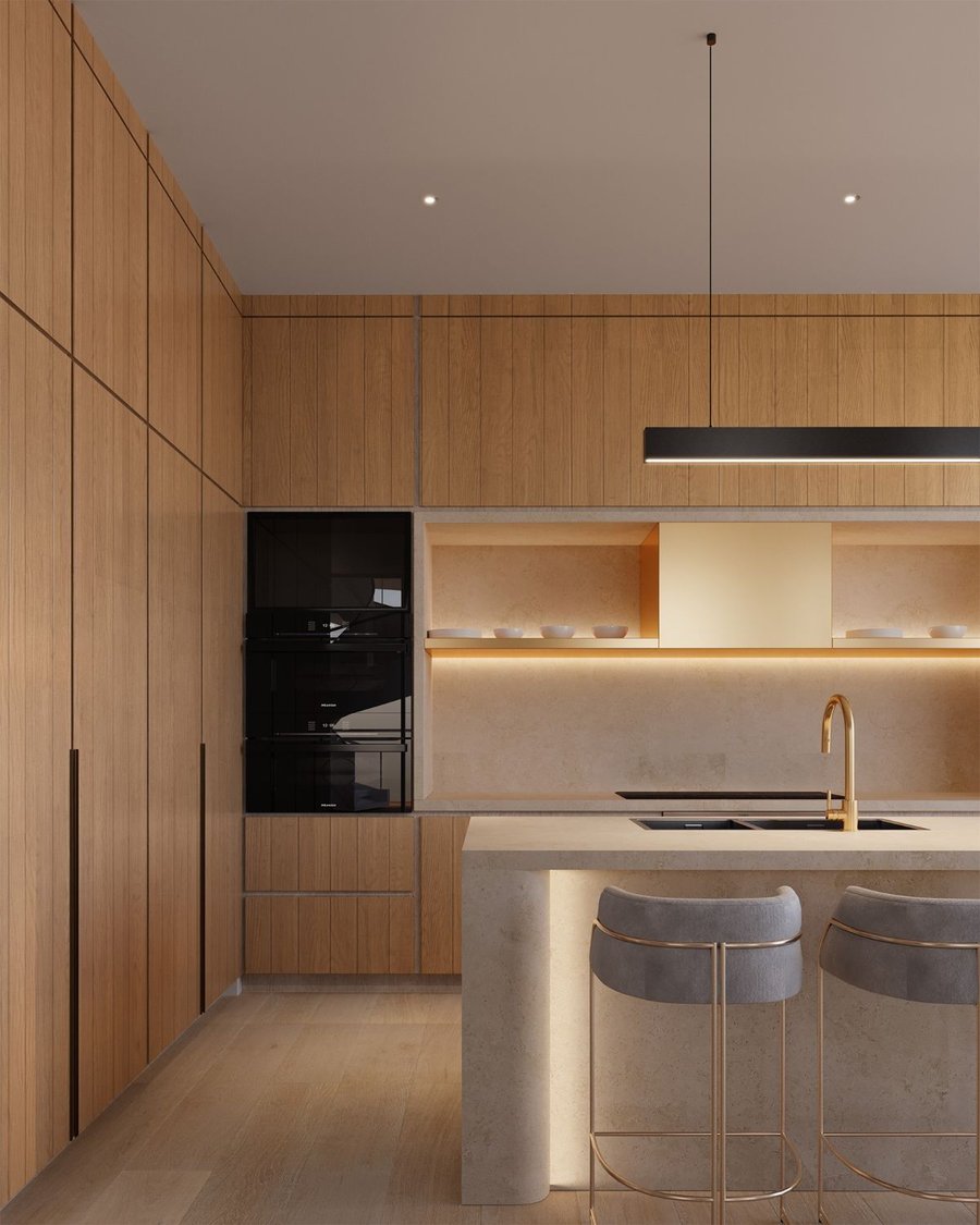 Kitchen at Mr C Residences Jumeirah