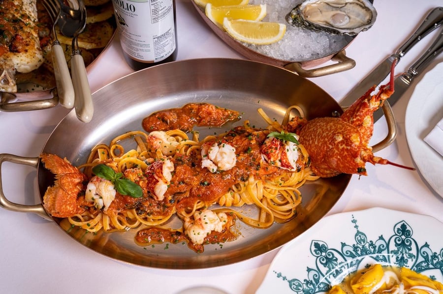 Linguine all Astice e Pomodori Datterino